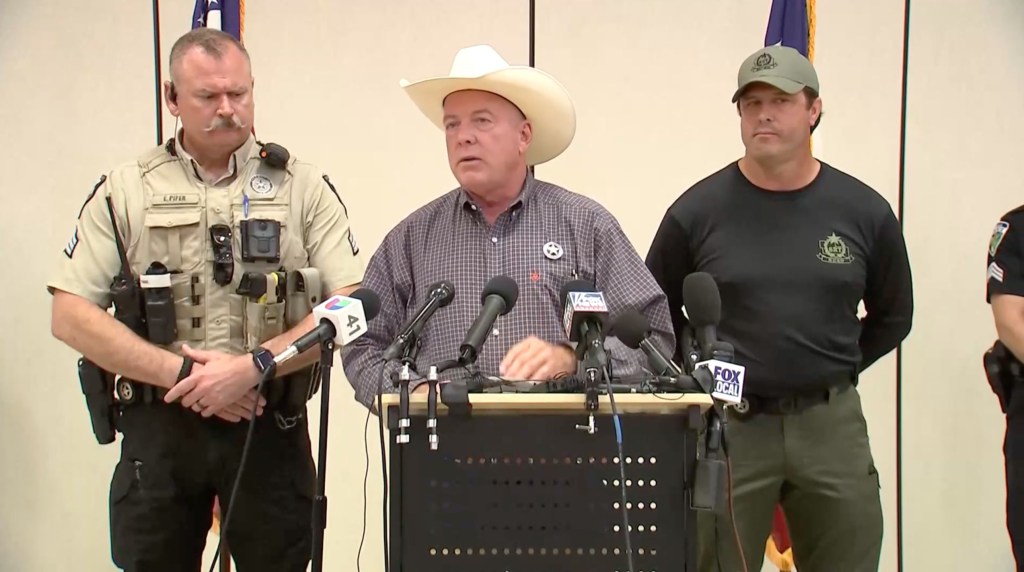 Press conference on Kerr County, Texas floods.