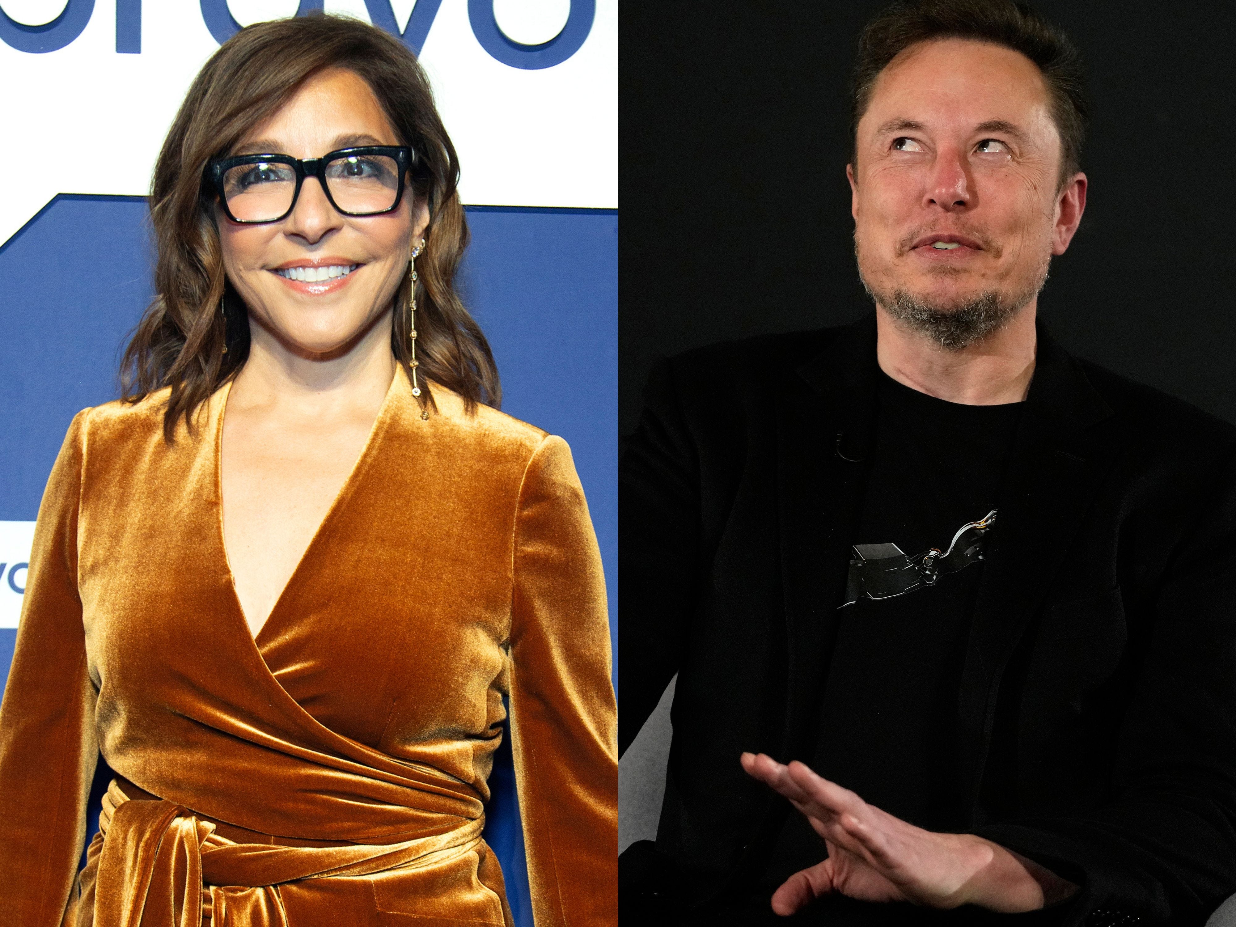 X CEO Linda Yaccarino and X owner and chief technology officer Elon Musk