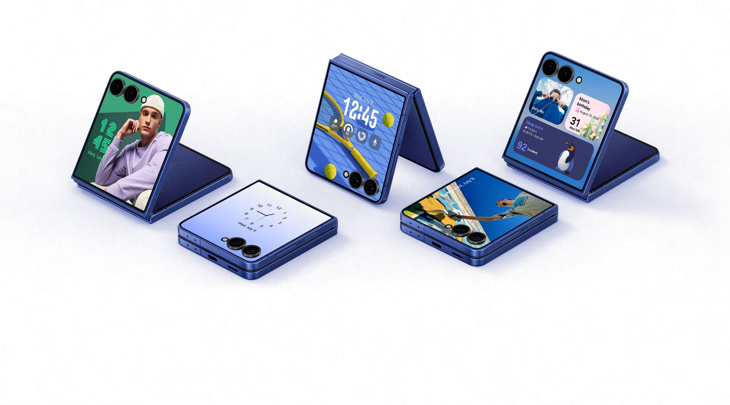 The Samsung Galaxy Z Flip7 is pictured.