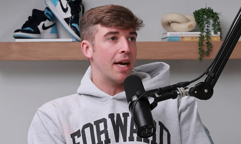 Grant Troutt on his wife Madi Prewett's podcast, 