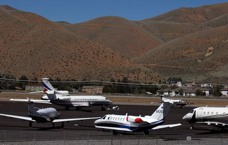 Private jets descended on Sun Valley this week as billionaires and tech moguls arrived for the conference.