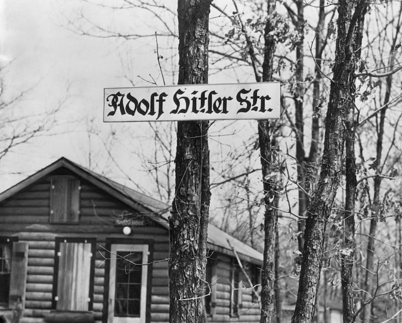This view at a backwoods retreat looks as if it had been made in Germany's Black Forest or at some other Reich