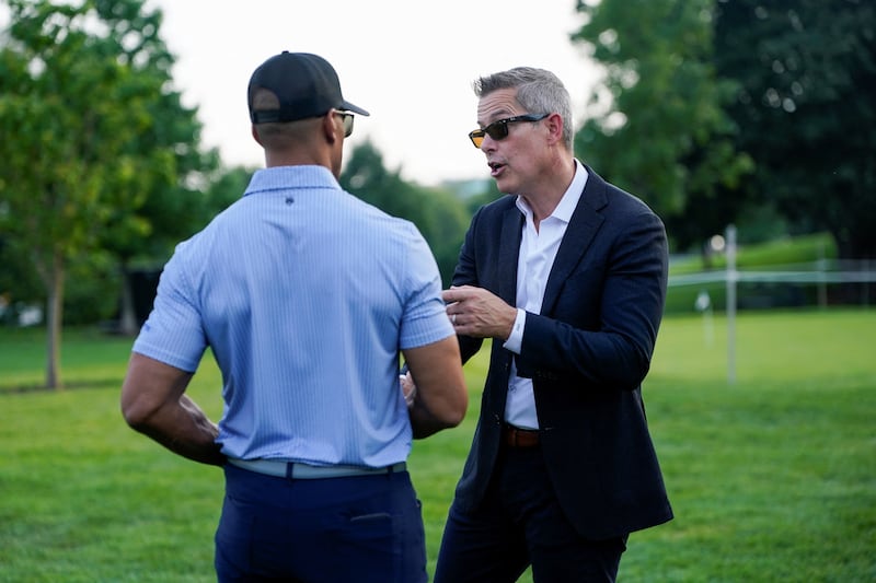 U.S. Secretary of Transportation Sean Duffy attends the Congressional Picnic at the White House in Washington, D.C., U.S., June 12, 2025. REUTERS/Nathan Howard