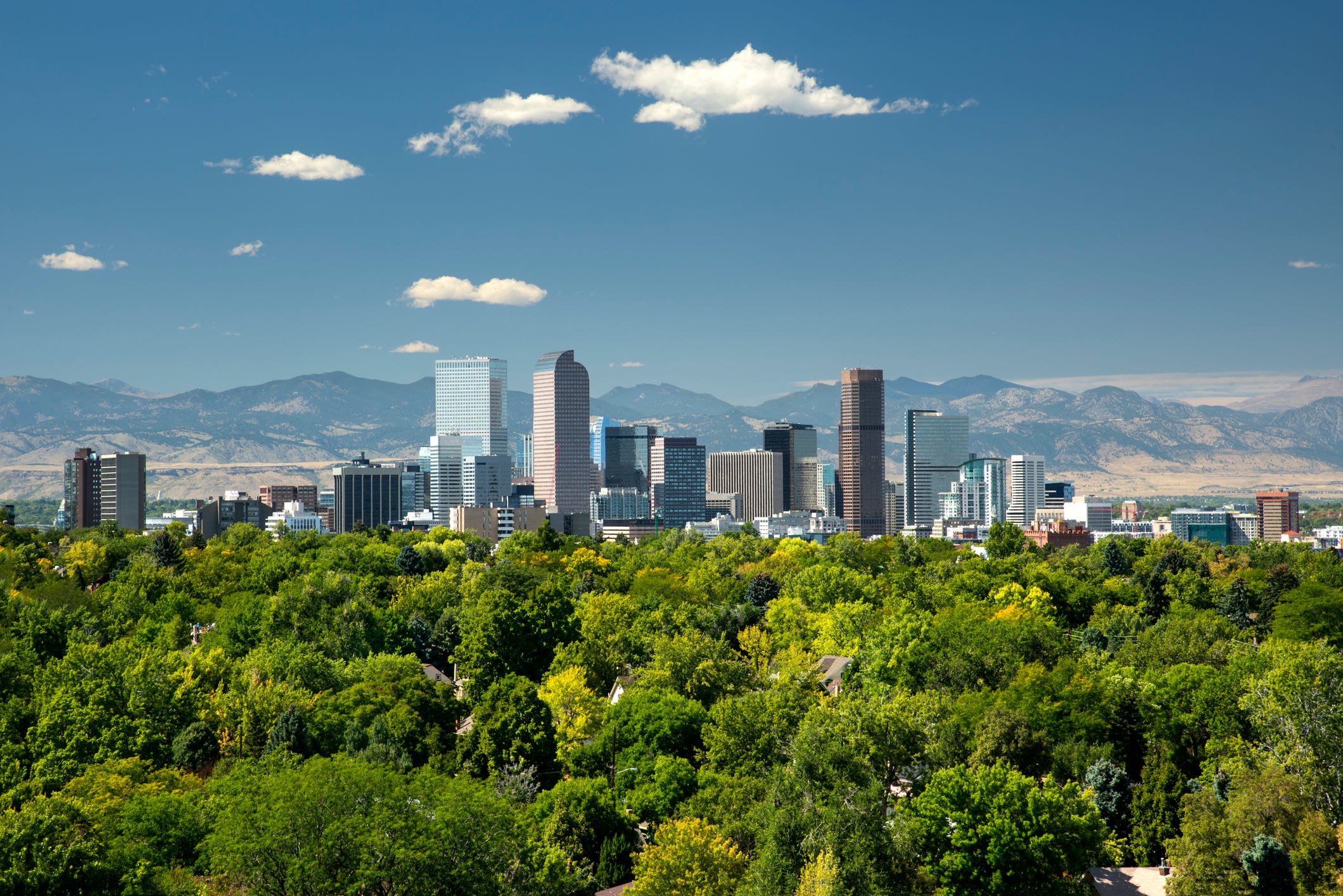 Photo shows Denver, Colorado.