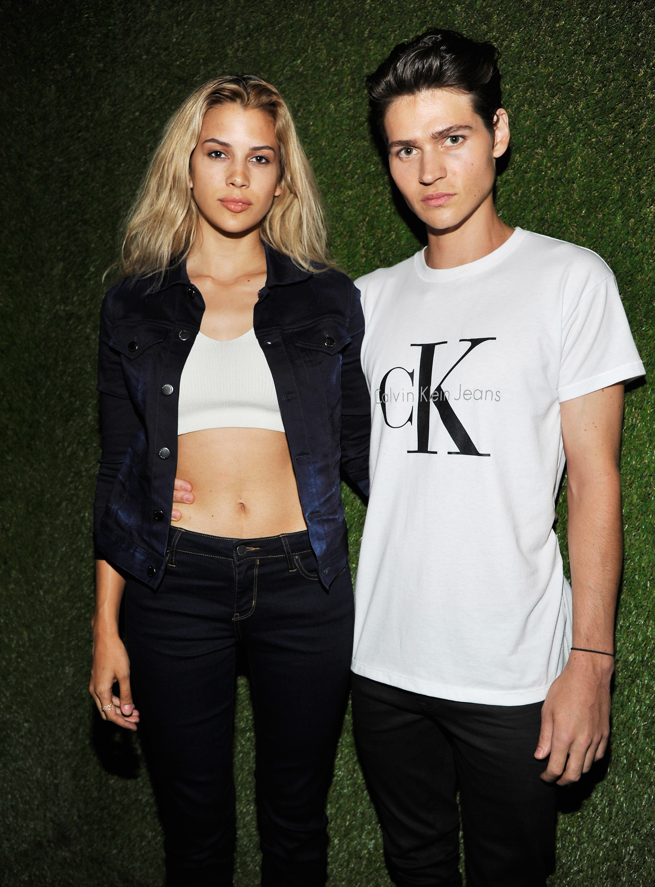 Kenya Kinski Jones and actor Will Peltz.