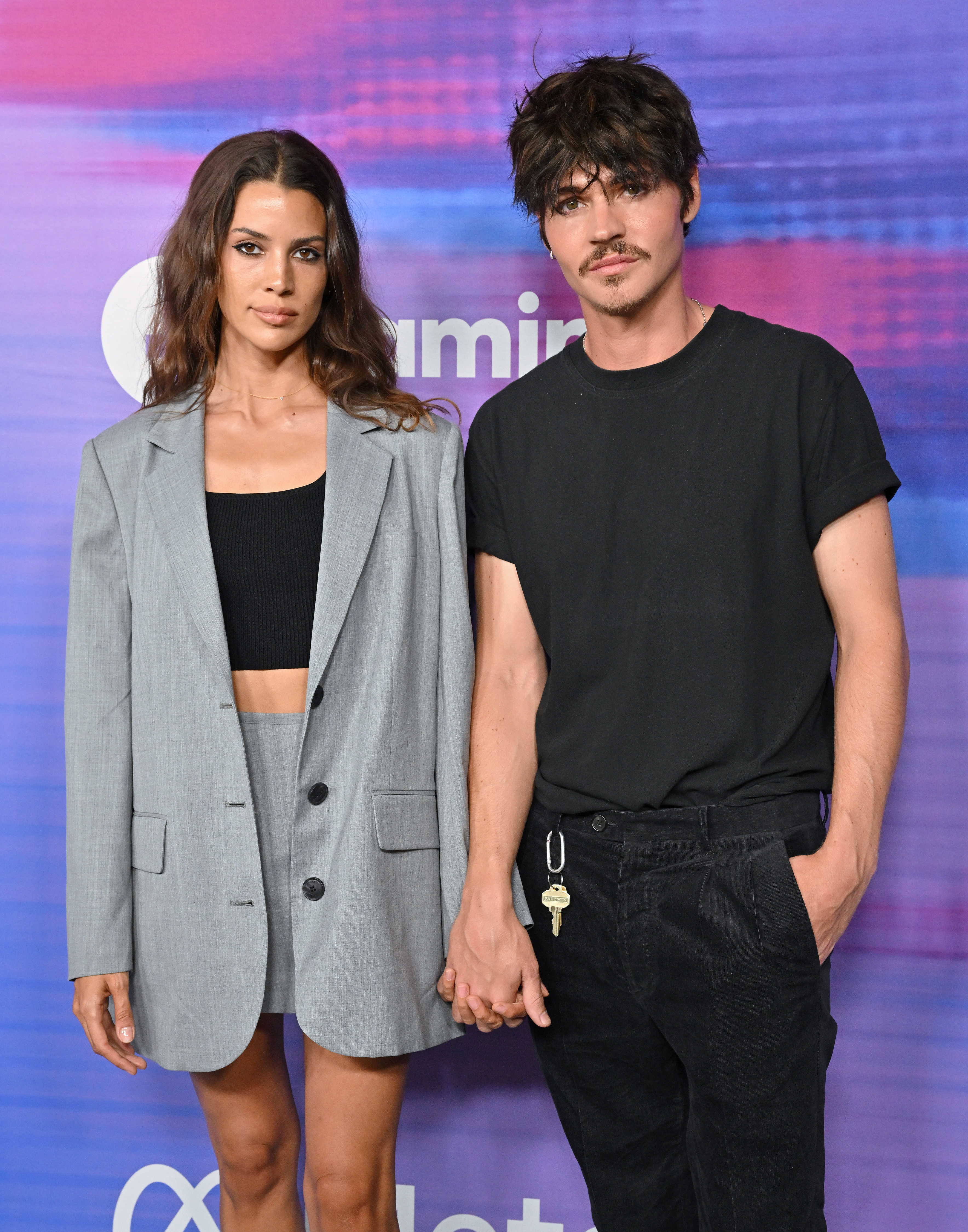 Kenya Kinski Jones and actor Will Peltz.