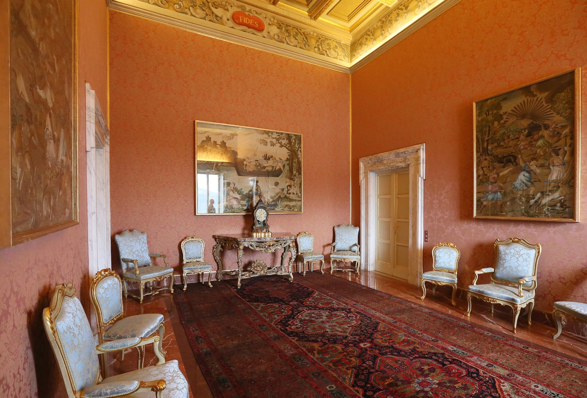 The pope's apartments in the Apostolic Palace.