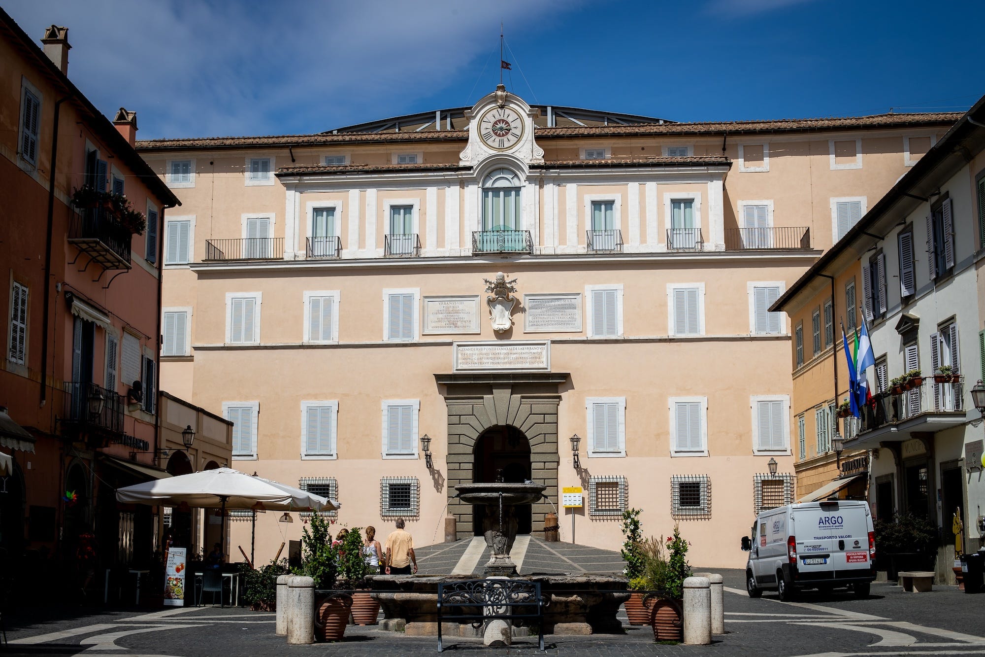 The Papal Palace of Castel Gandolfo.