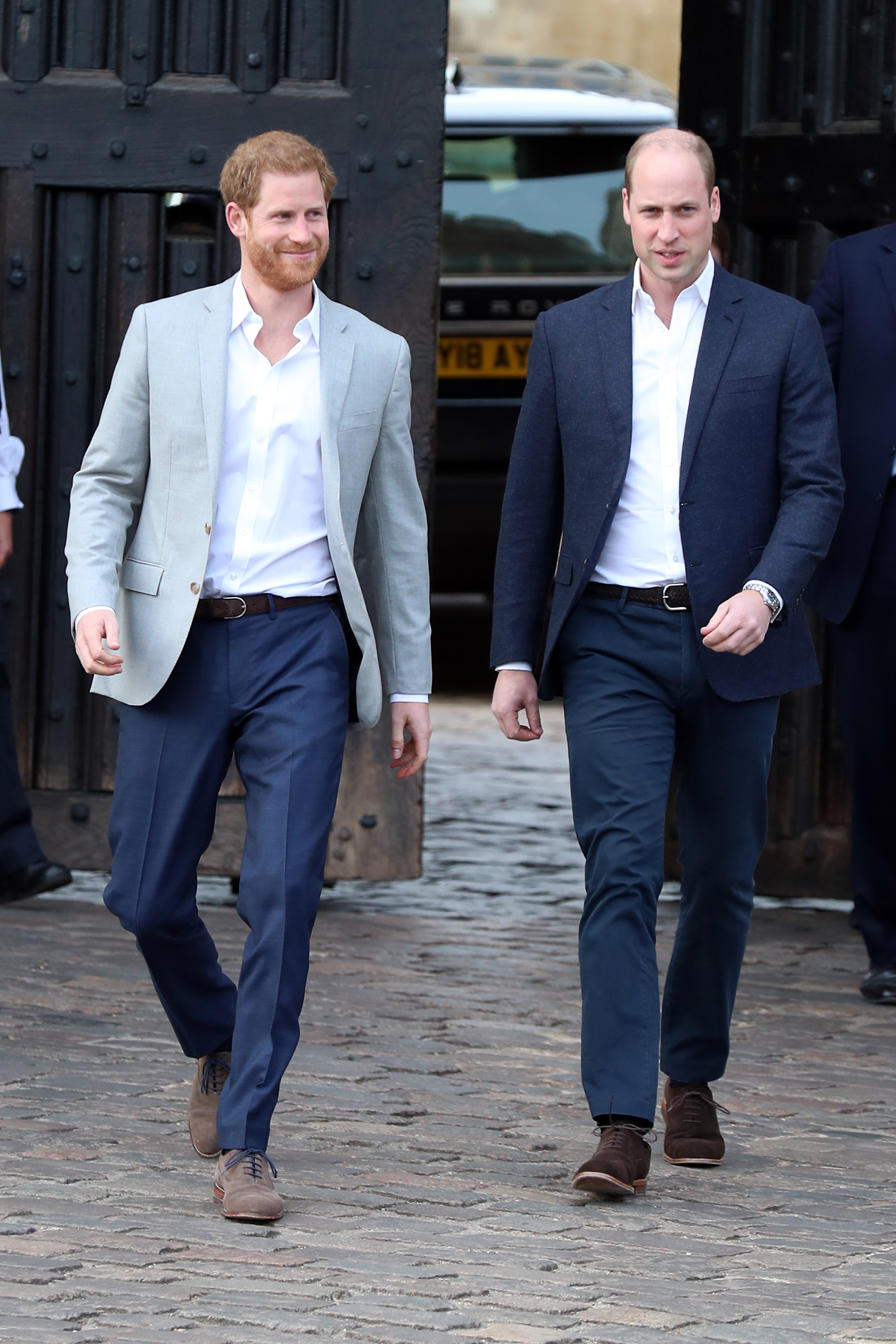 Prince William and Prince Harry in 2018