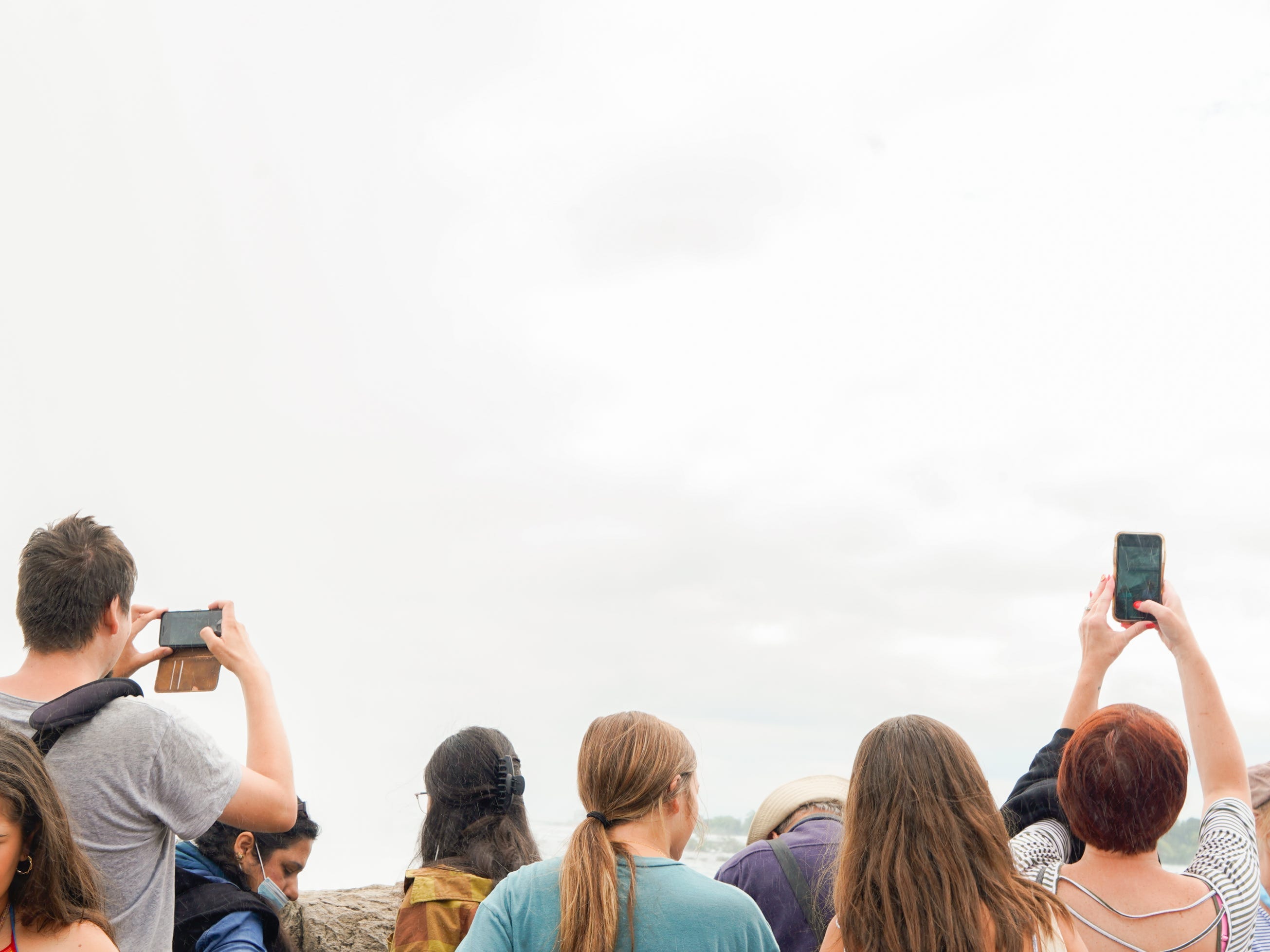 Crowds at Niagara Falls