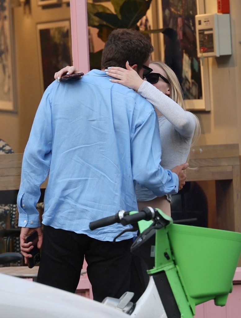 Sophie Turner and Peregrine Pearson passionately kissed while in London on Wednesday.