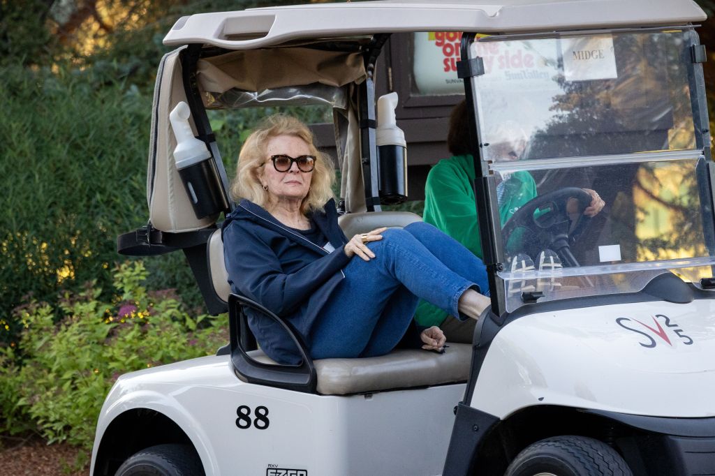 Candice Bergen at the annual Allen & Company Sun Valley Conference.