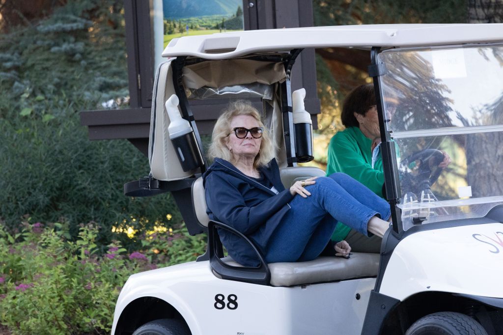 Candice Bergen at the annual Allen & Company Sun Valley Conference.