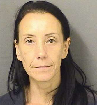 Mugshot of a woman arrested near Mar-a-Lago.