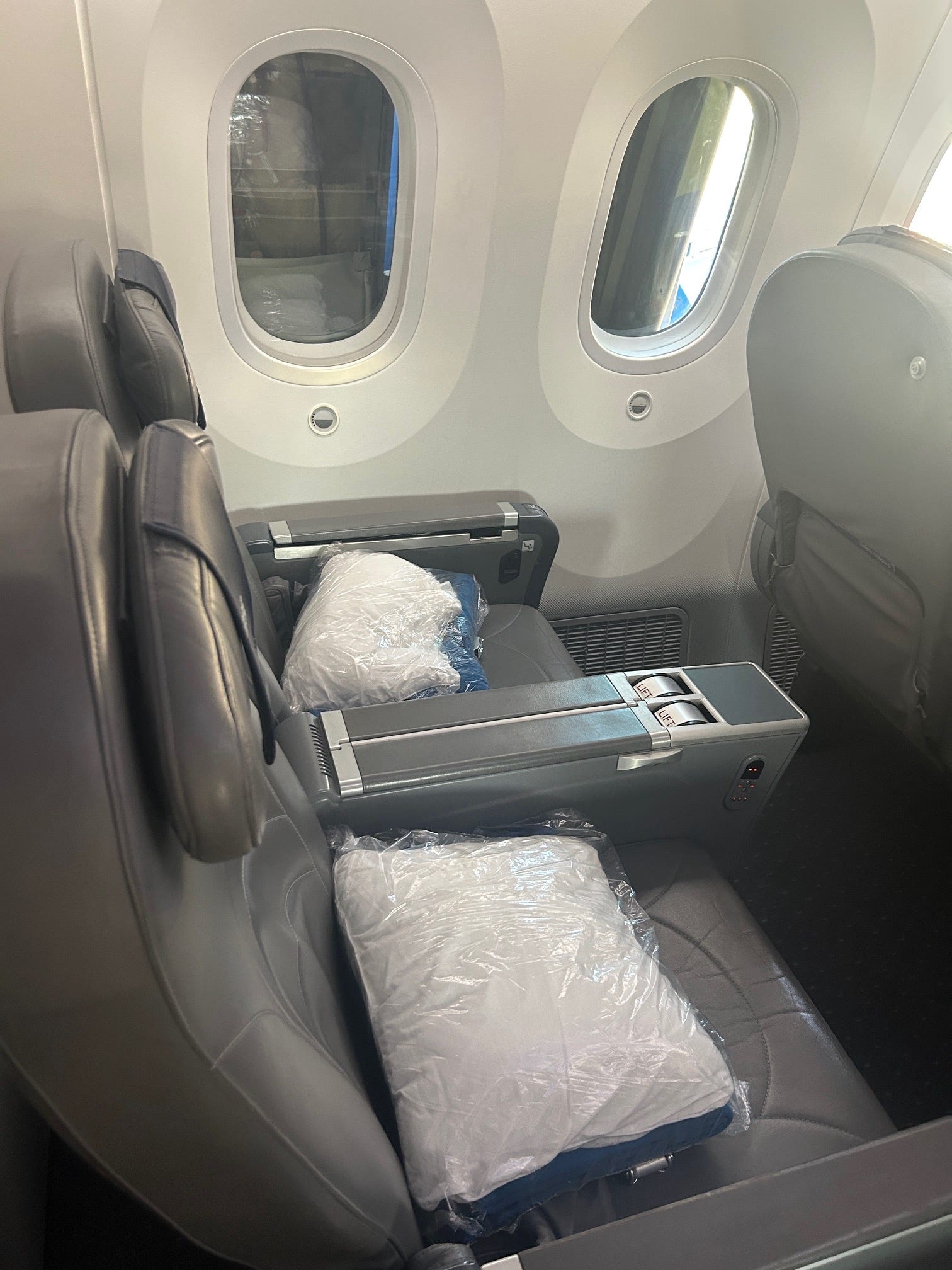 Premium economy seat on Norse Atlantic Airways