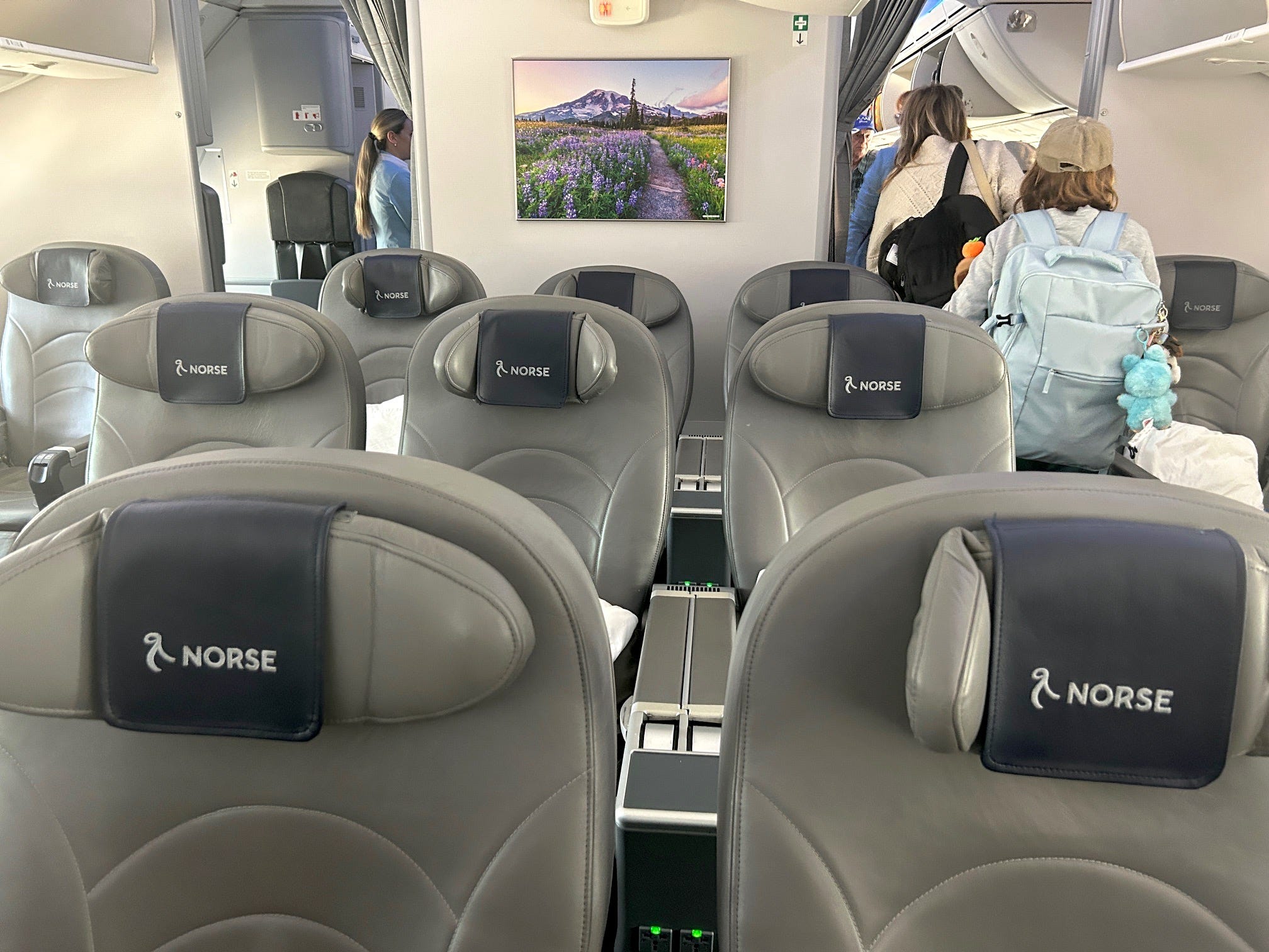Norse Atlantic Airways premium economy section