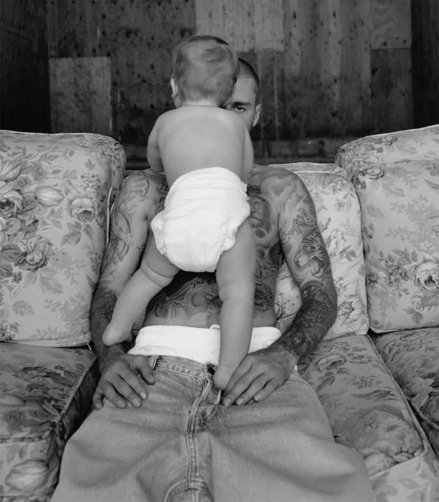 Justin Bieber and son via Instagram in July 2025
