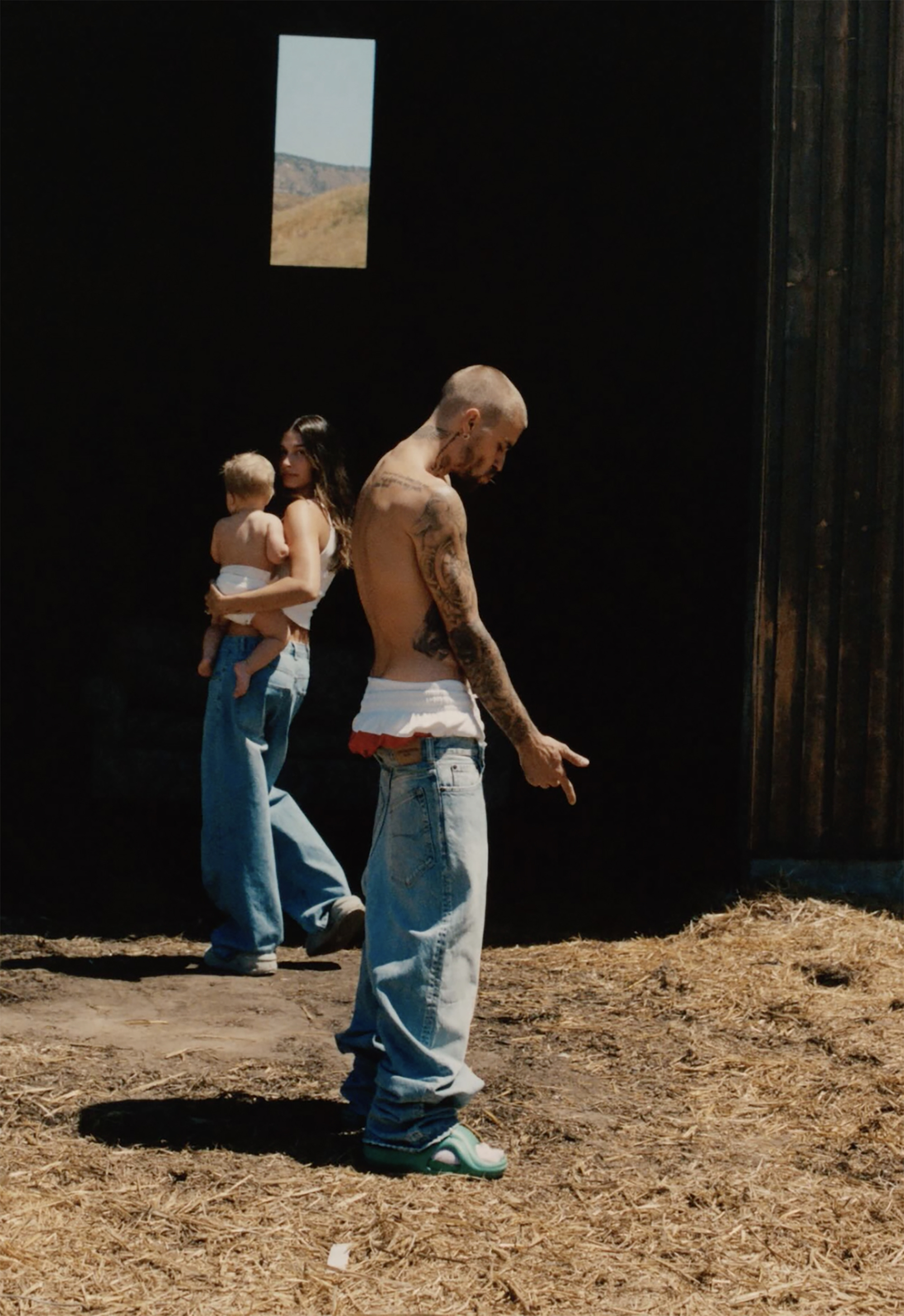 Justin Bieber, Hailey Bieber and their son, Jack Blues