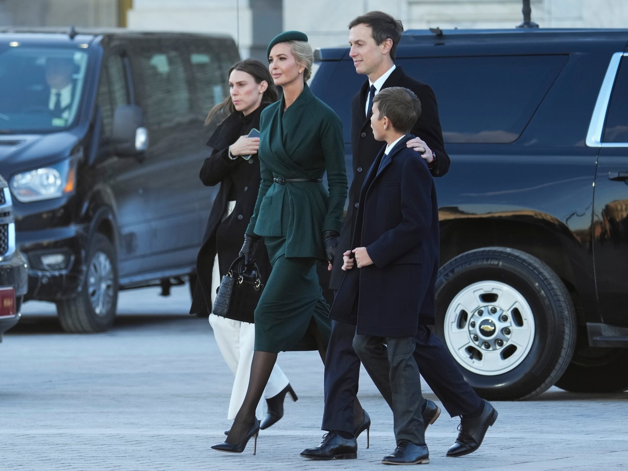 Ivanka Trump and Jared Kushner on Inauguration Day 2025.