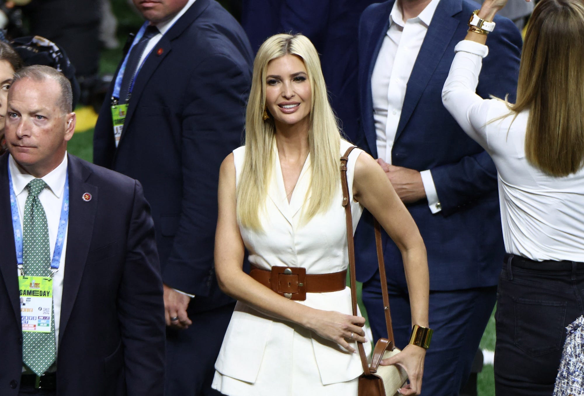 Ivanka Trump attends the Super Bowl in February 2025.