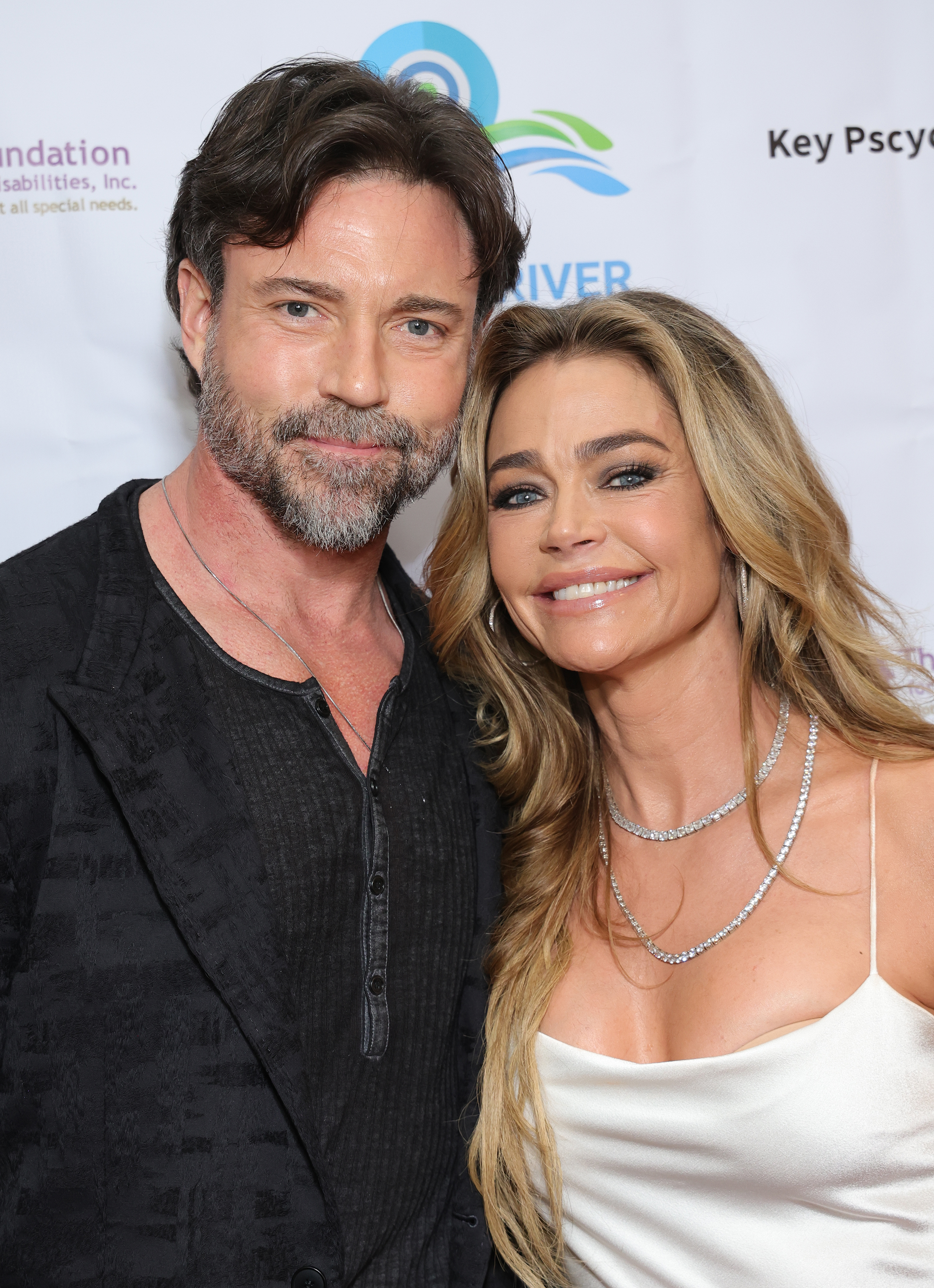Aaron Phypers and Denise Richards in LA in May 2025