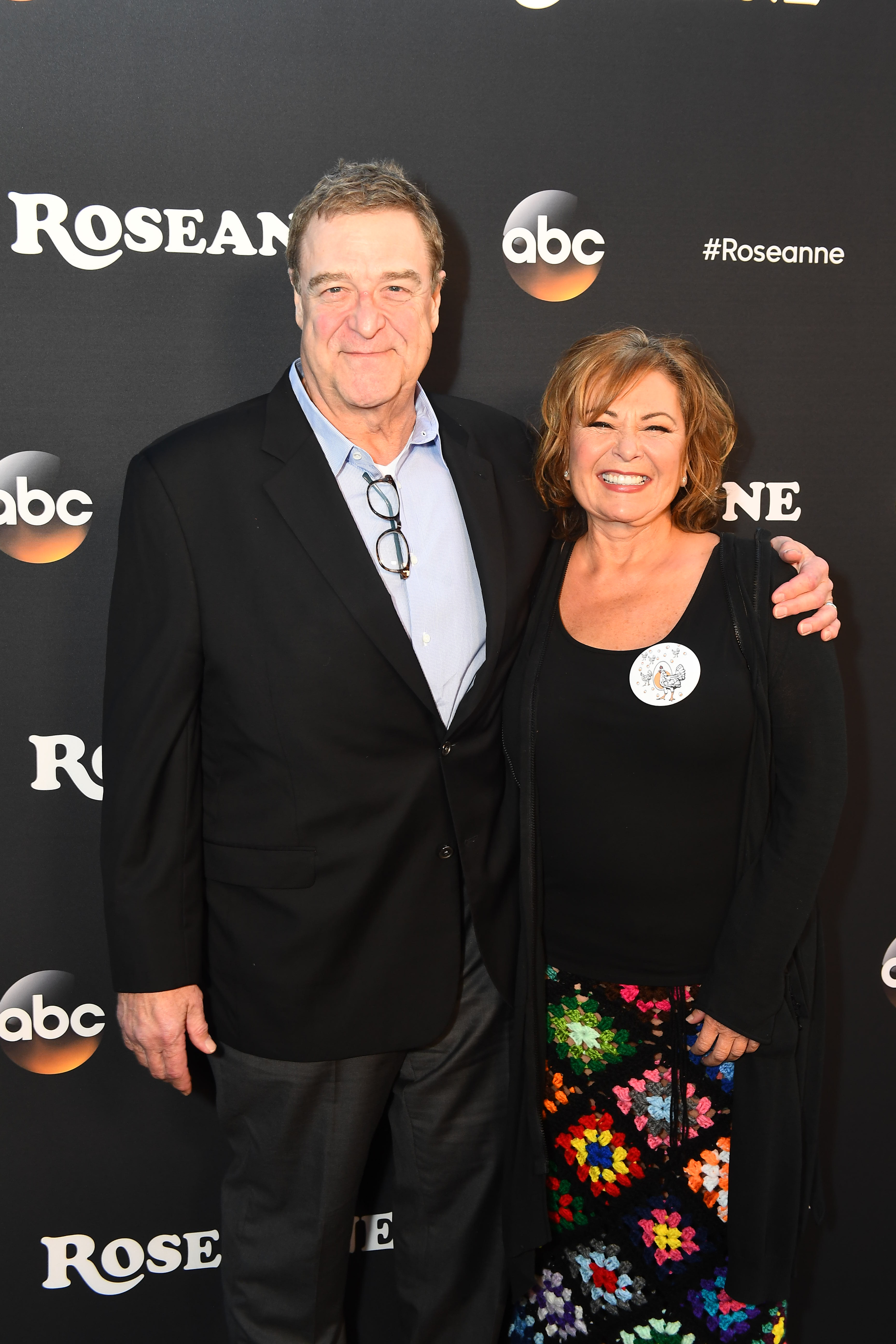 John Goodman and Roseanne Barr.