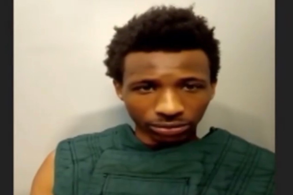 Johnson during an initial court appearance after his arrest.