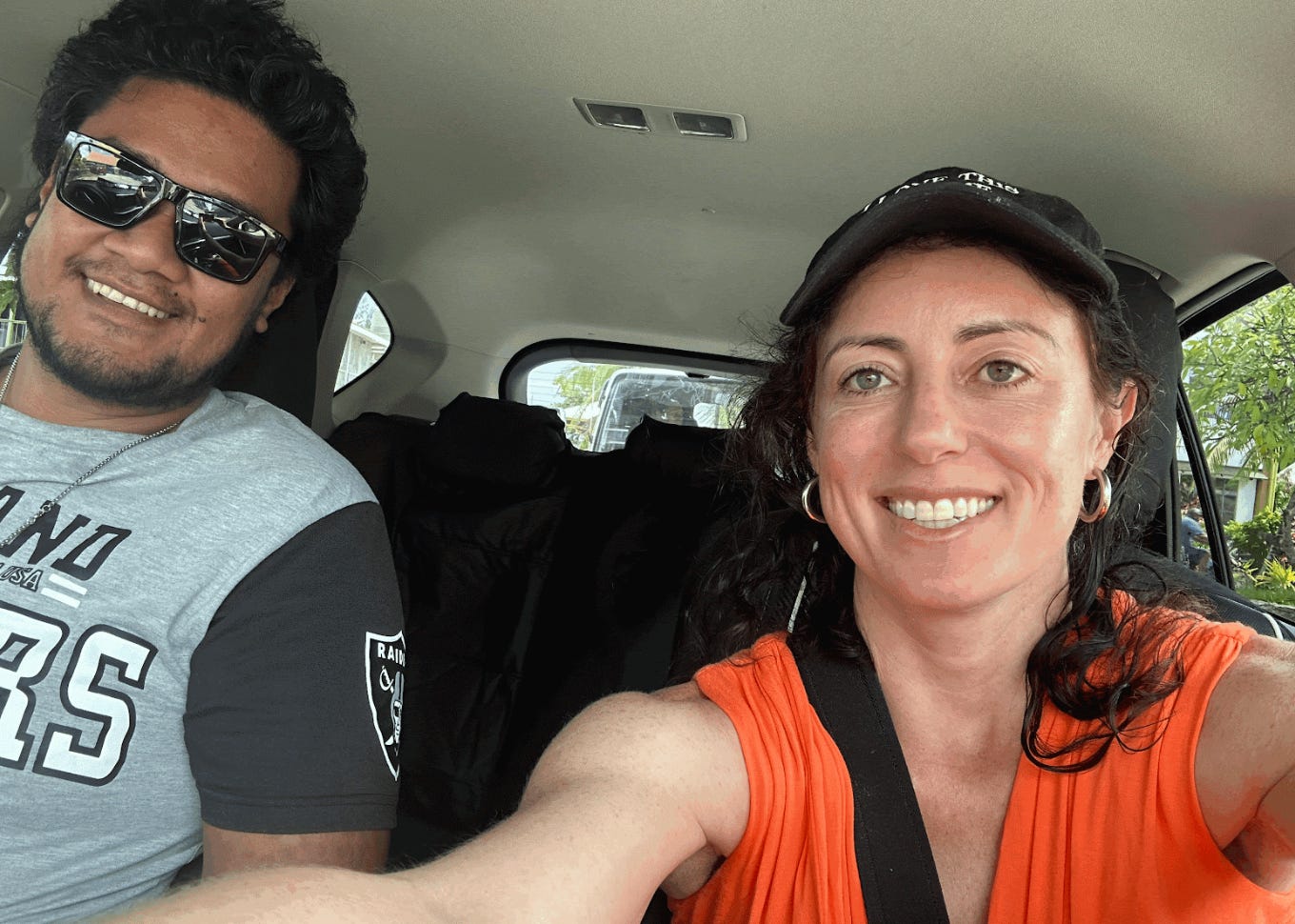 Author Amanda Coffee on a trip to Tuvalu