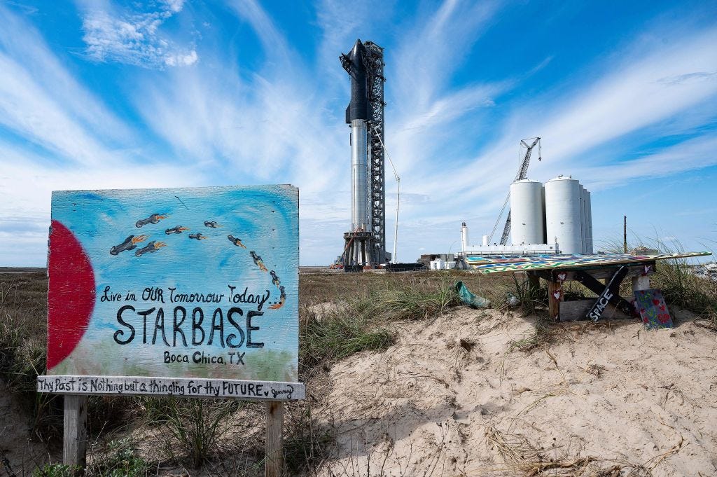 Elon Musk also named a town in Boca Chica, Texas "Starbase."
