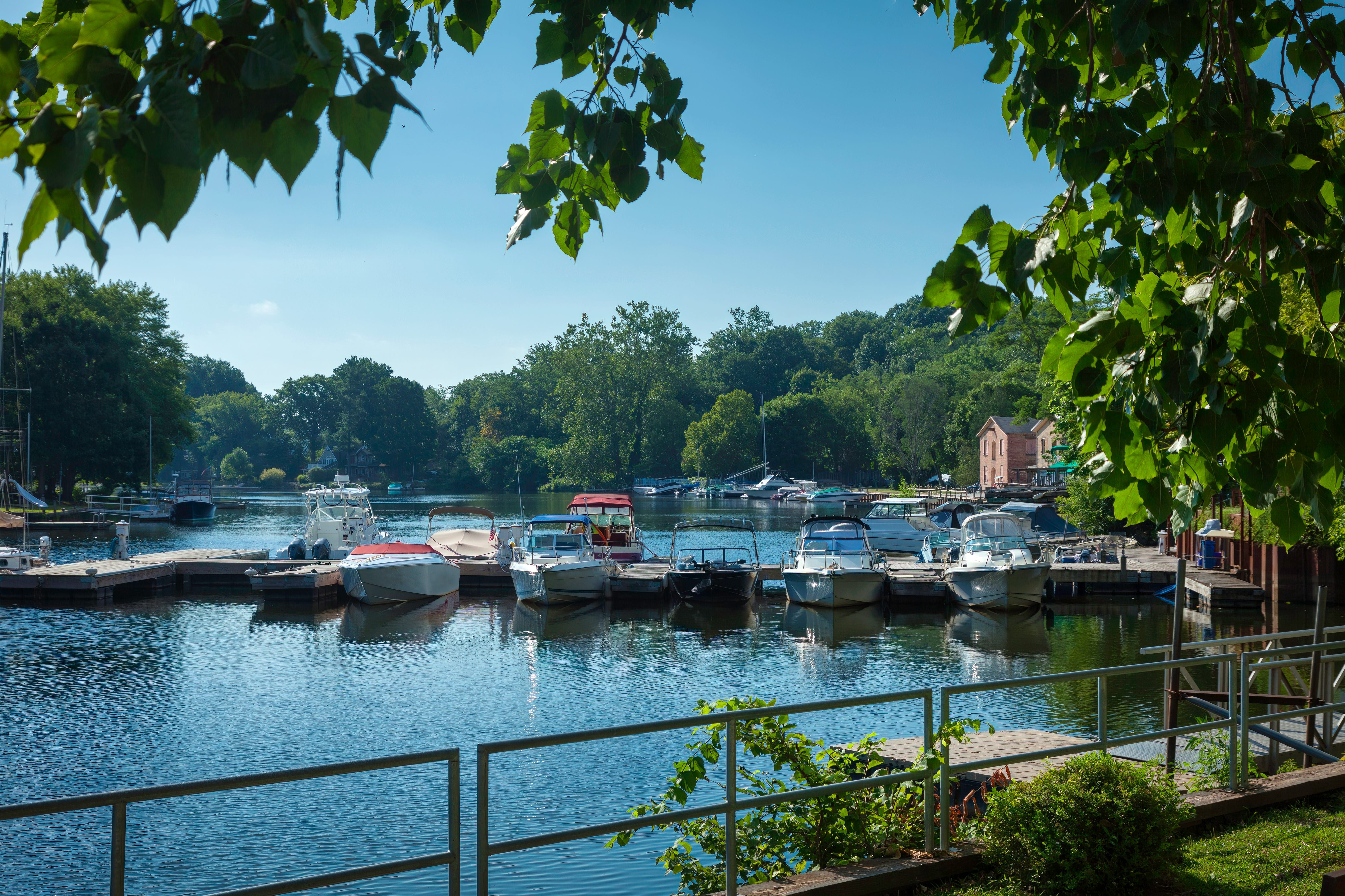 A harbor in Saugerties, New York.