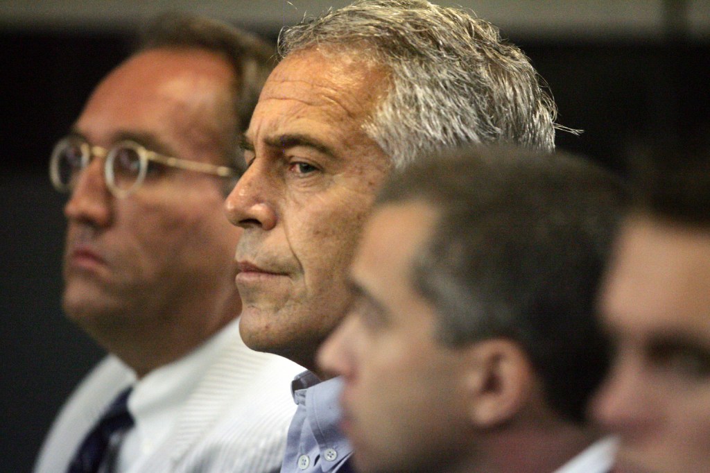 Jeffrey Epstein in court