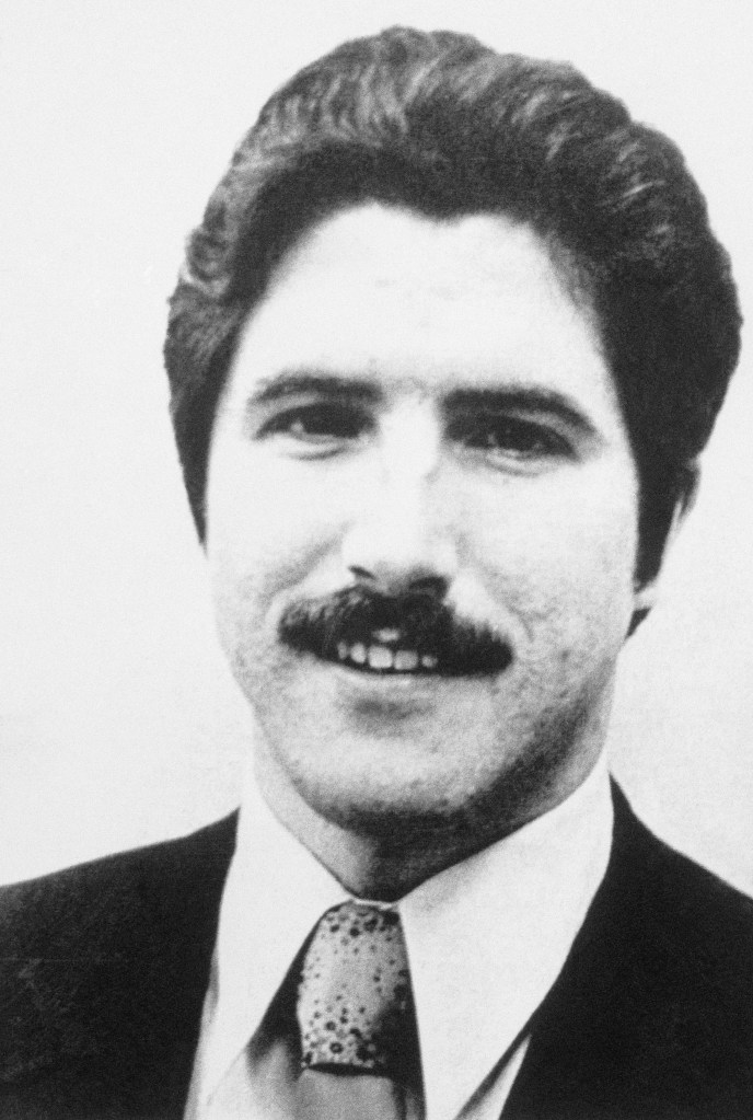 Black and white portrait of Kenneth Bianchi.