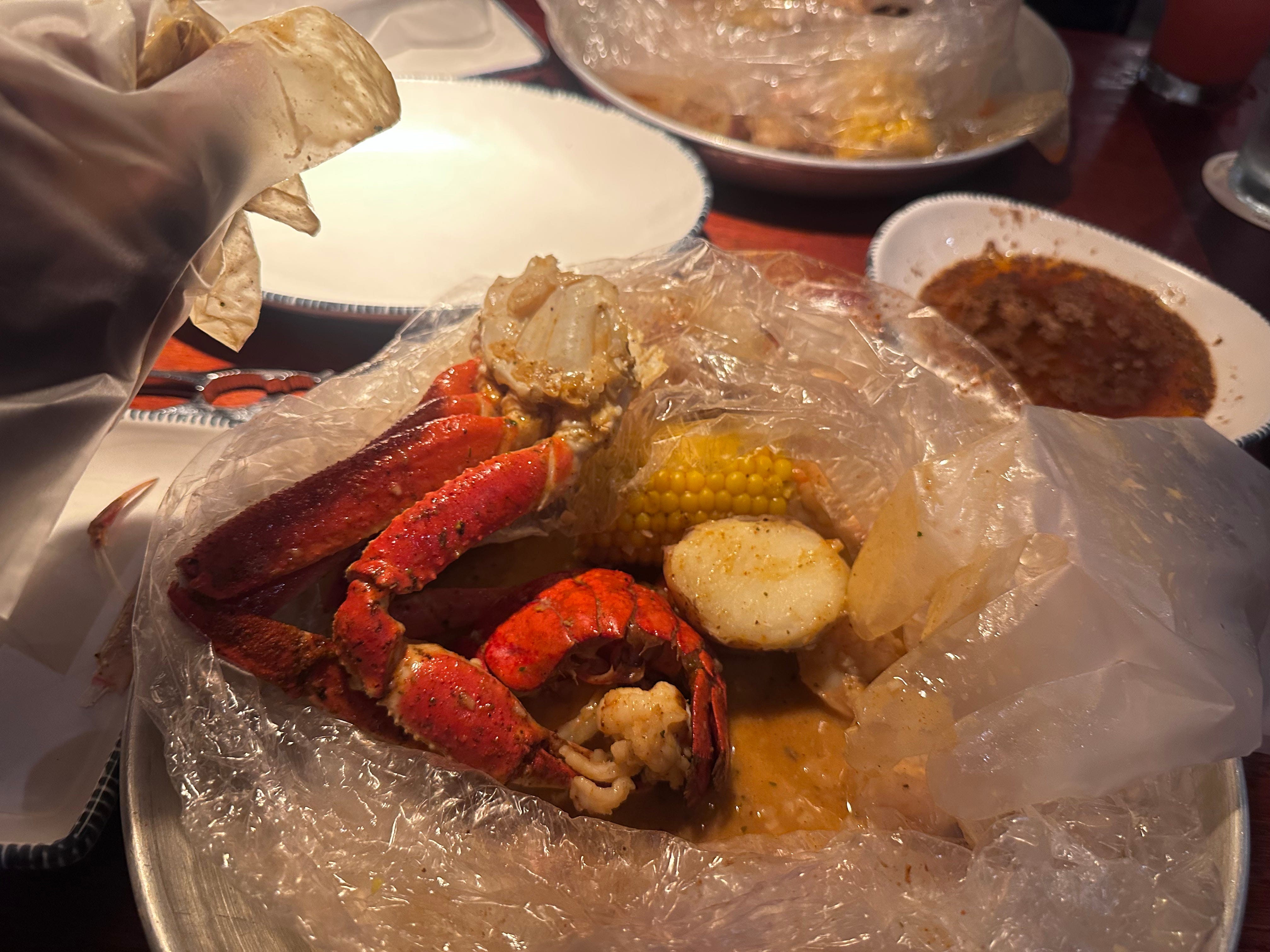 Red Lobster Mariner's seafood boil