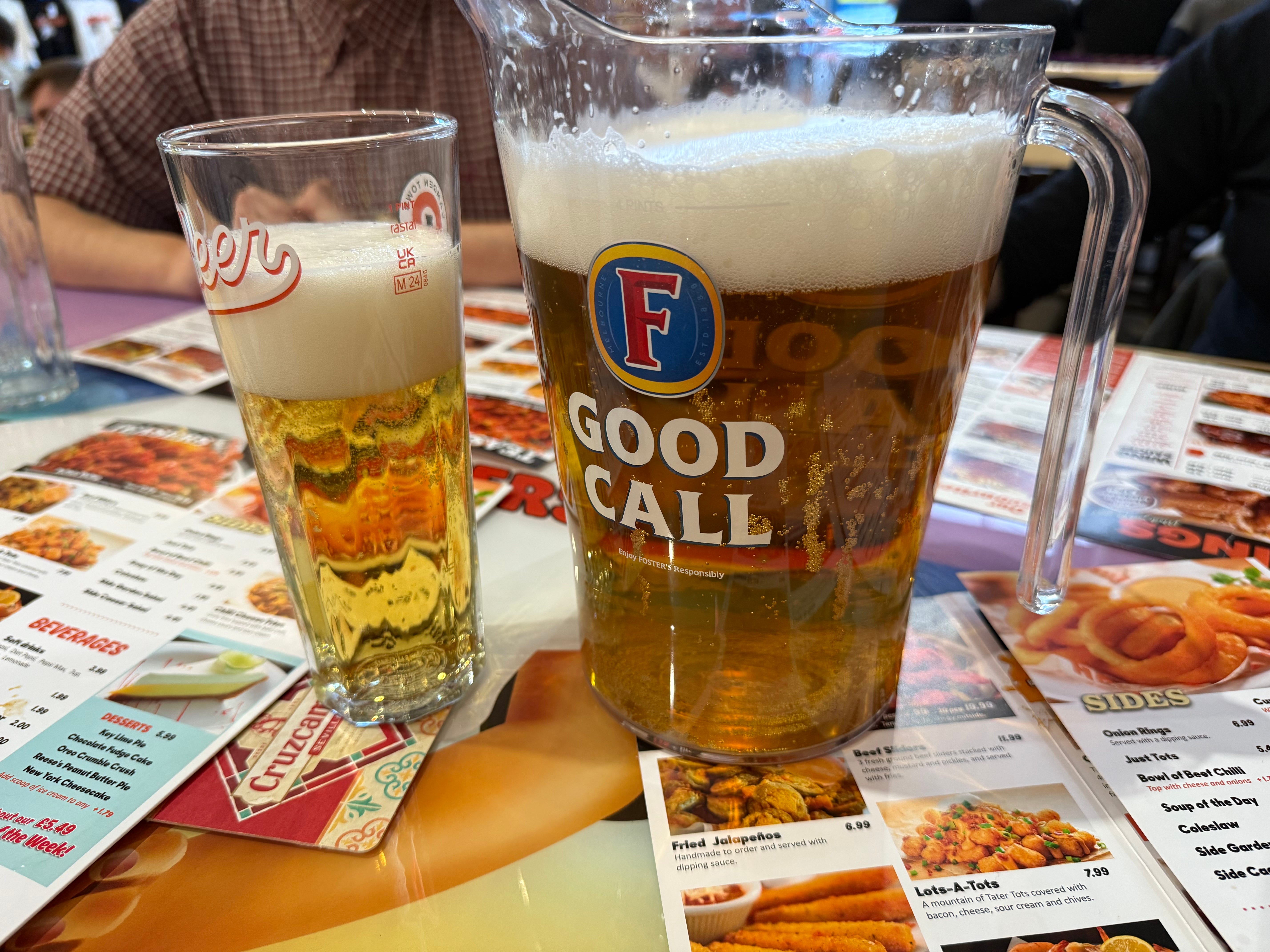 Hooters drinks