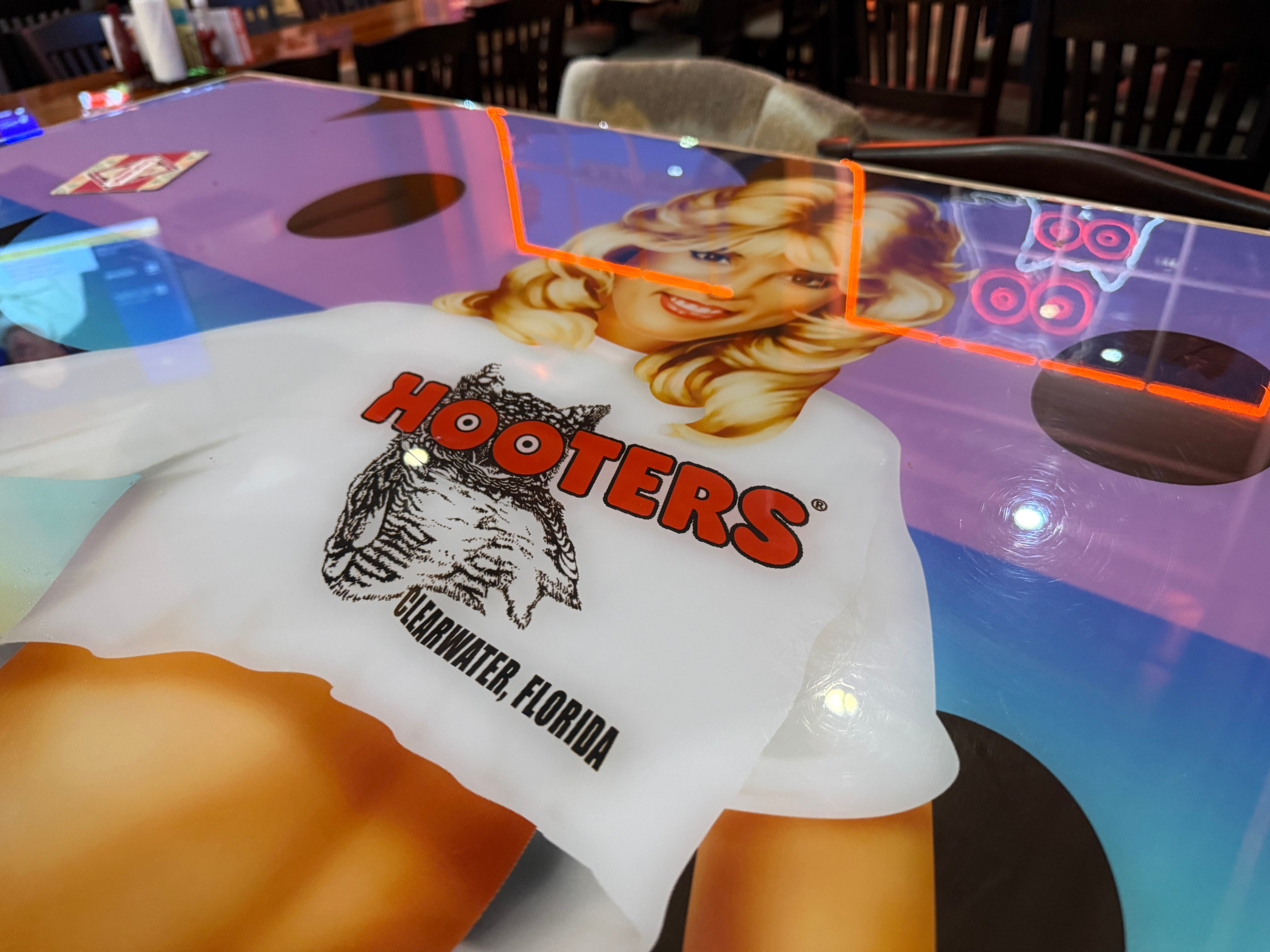 Hooters table