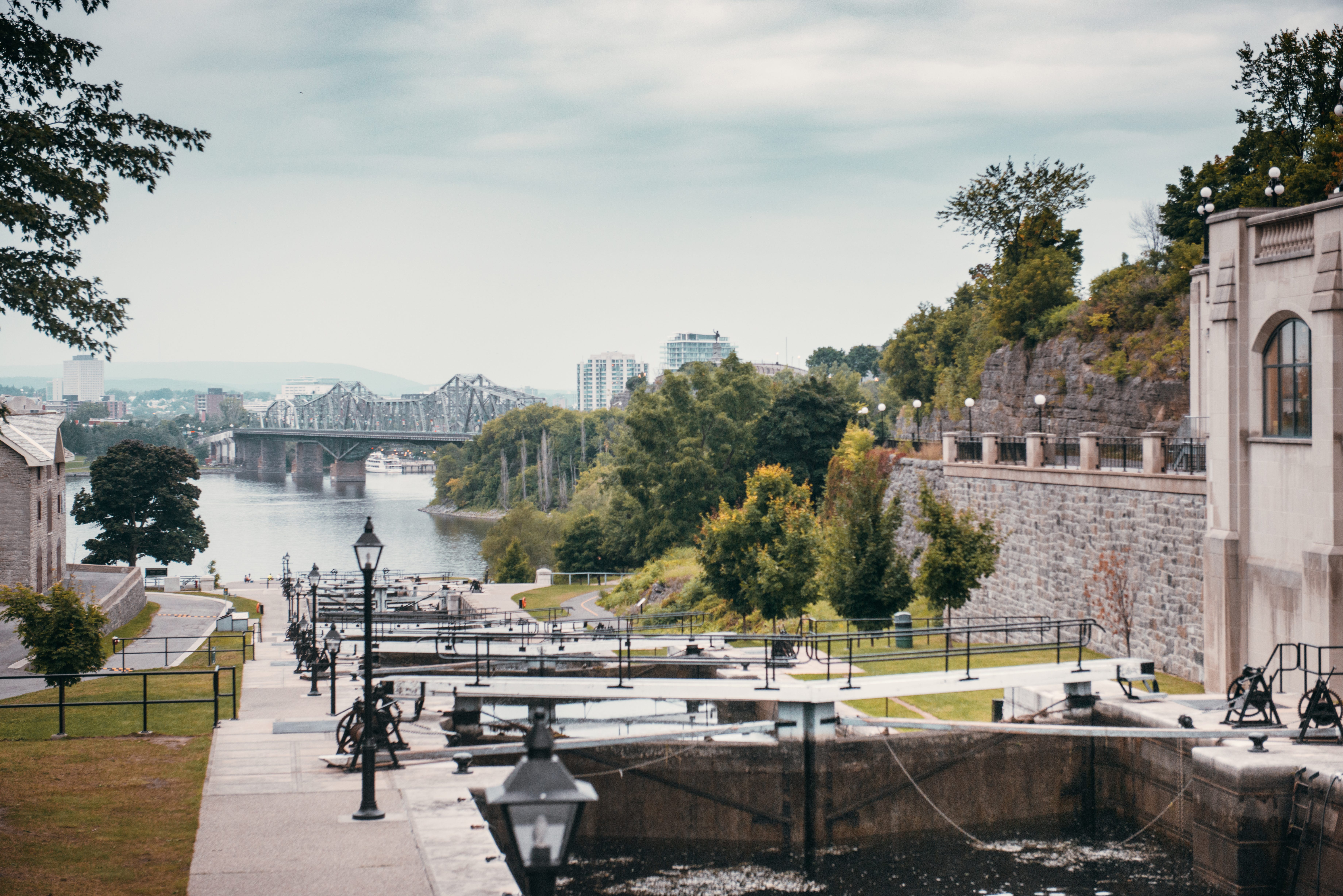 cloudy day in ottawa, ontario