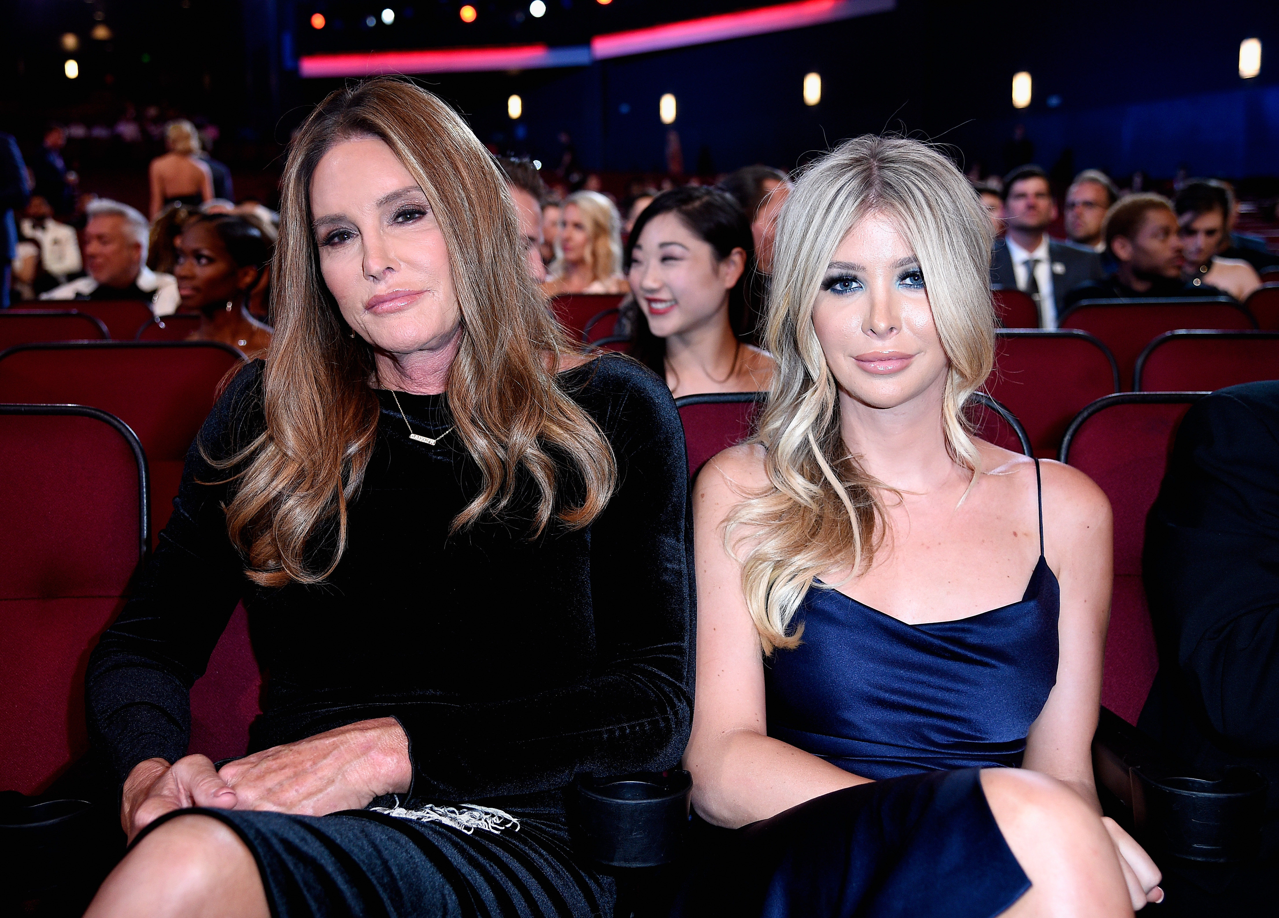 Caitlyn Jenner and Sophia Hutchins at the 2018 ESPYs