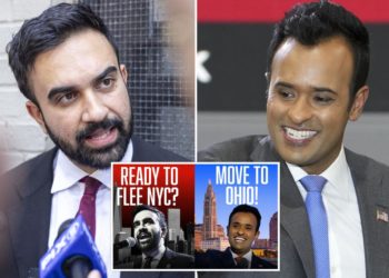 Times Square ad takes aim at ‘radical socialist’ Mamdani, urges NYers to flee to Ohio