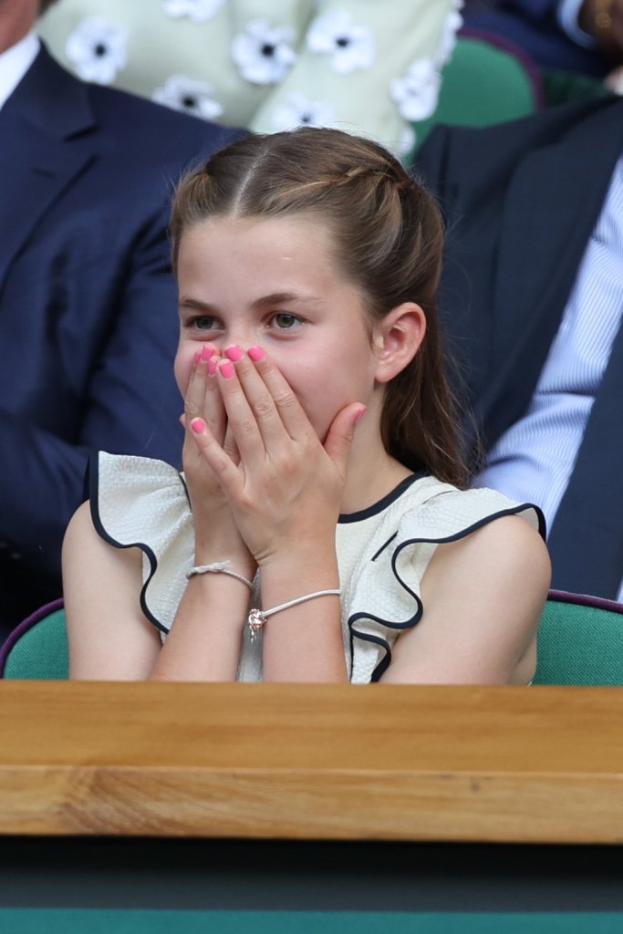 Princess Charlotte at Wimbledon 2025.