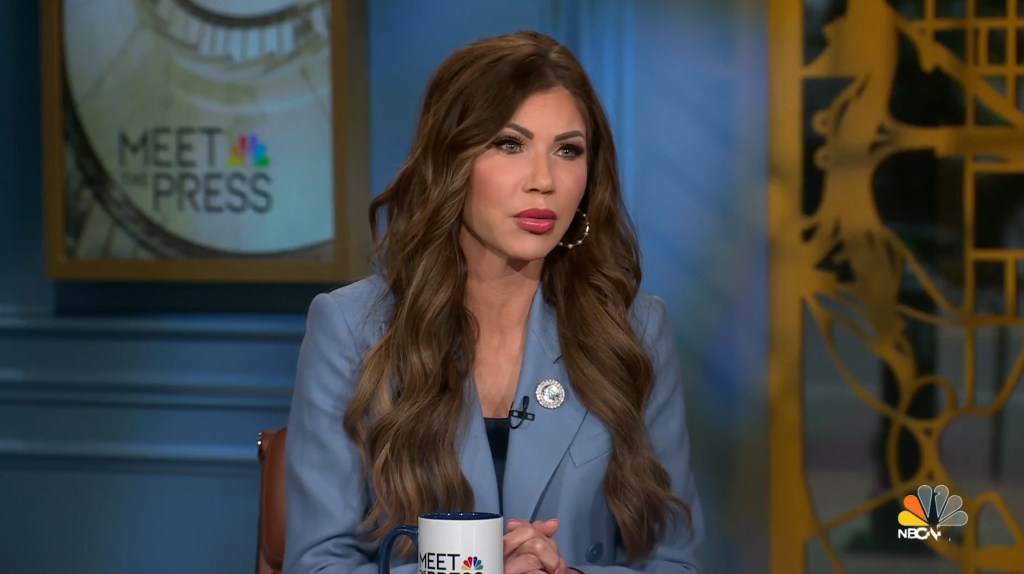Kristi Noem on Meet the Press.