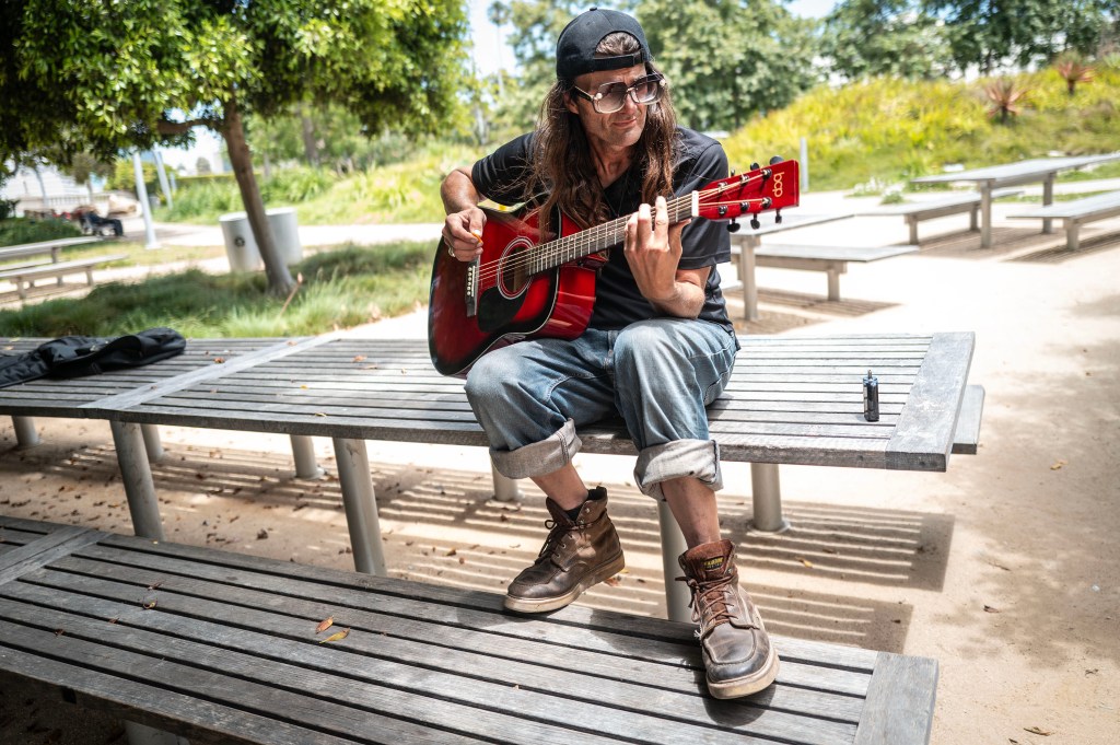 Andrew Jeffreys came to California from Alabama to be a musician but fell on hard times.