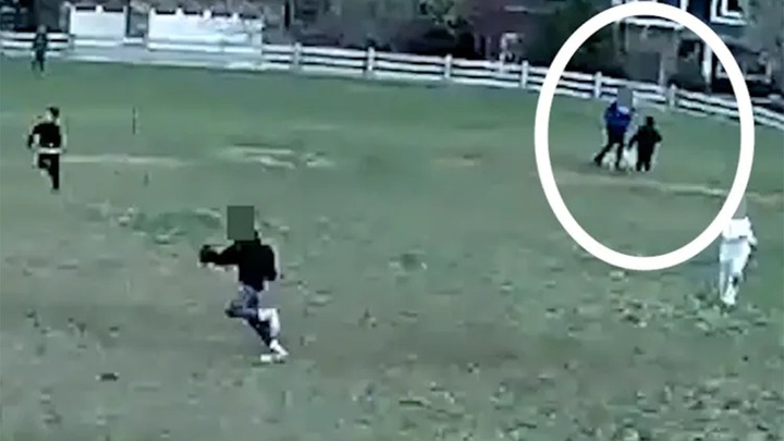Video obtained by KDVR shows the moment a registered sex offender allegedly tried to abduct a child from Black Forest Hills Elementary School in Aurora.