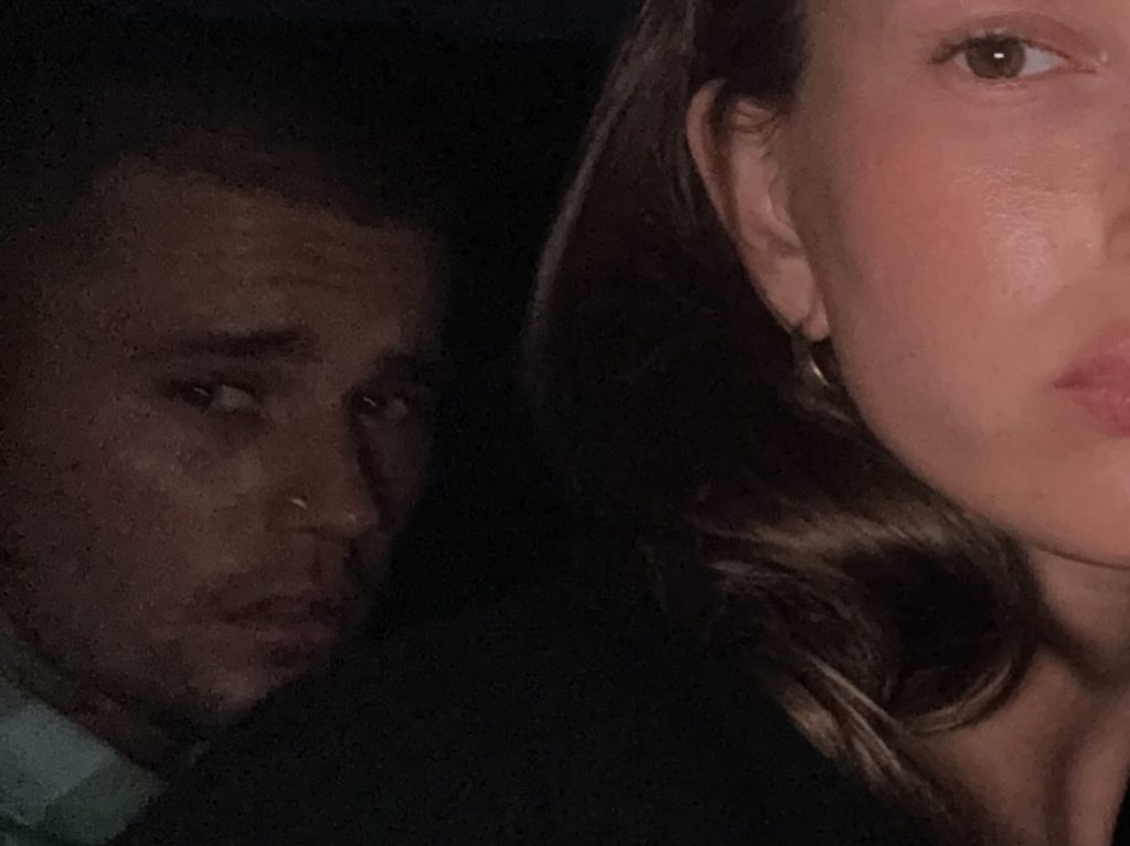 Justin Bieber on a boat with Hailey Bieber in Italy in an Instagram posted Sunday. 