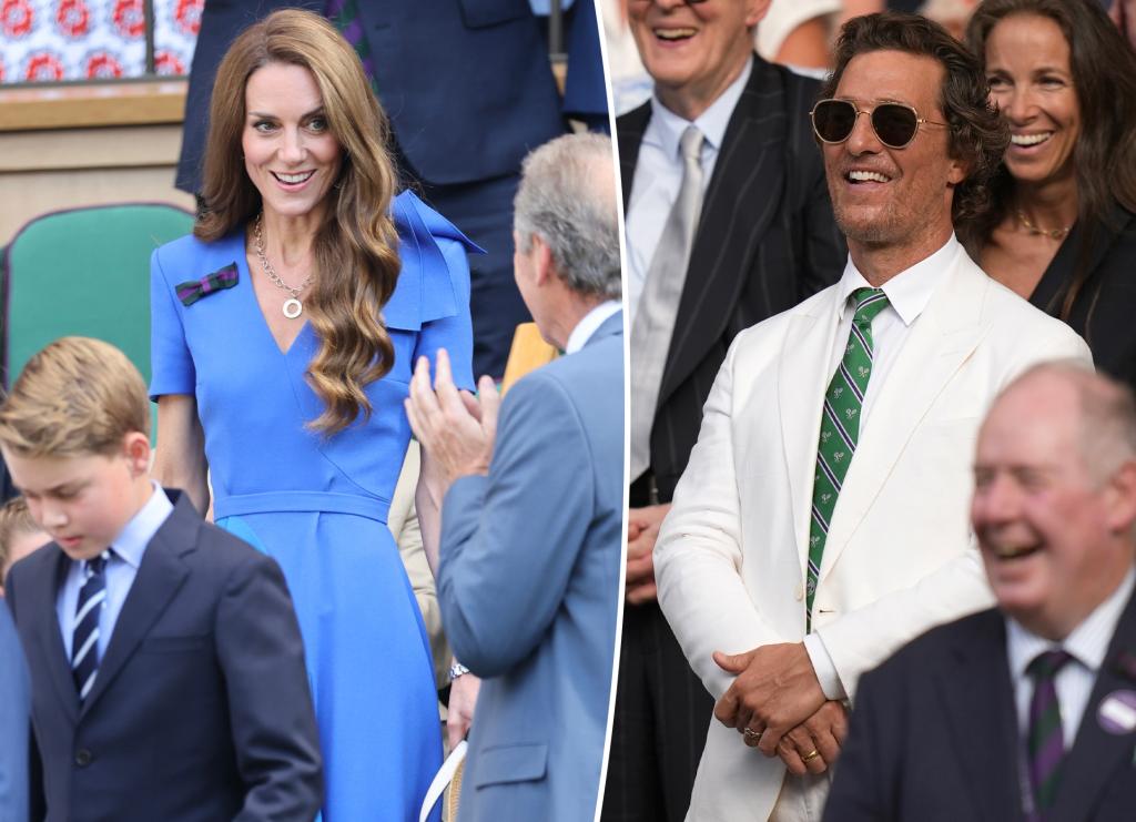 ‘Southern gentleman’ Matthew McConaughey praised for sweet gesture upon Prince William and Kate Middleton’s Wimbledon arrival