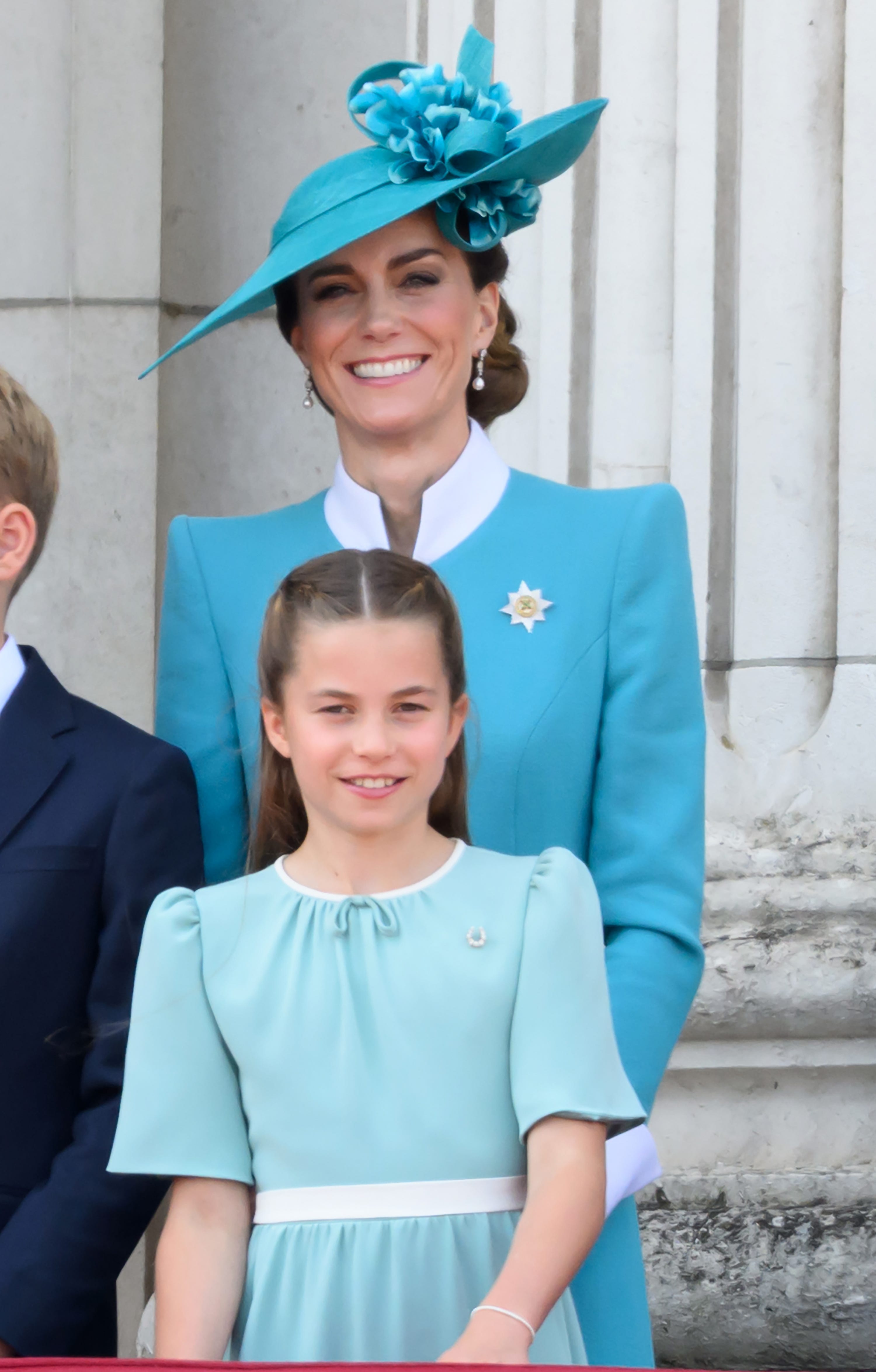 Kate Middleton and Princess Charlotte at the 2025 Trooping the Colour.