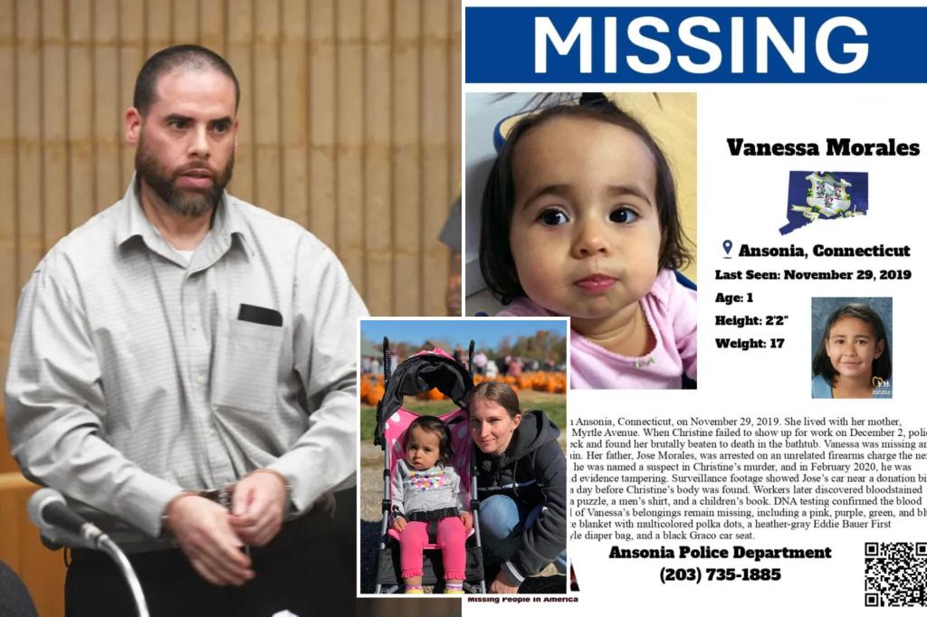 Connecticut man gets 65 years for killing his girlfriend — but their daughter remains missing