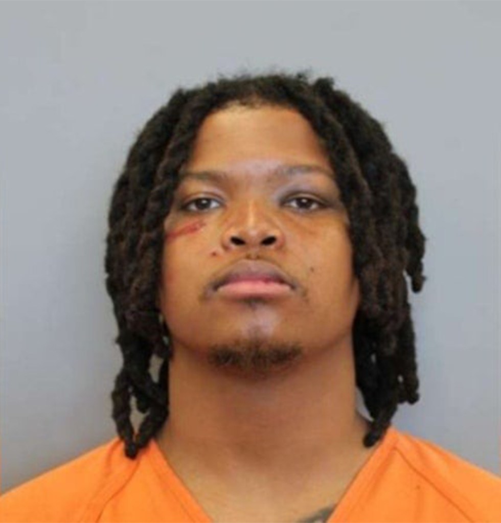 Jasper Robinson, 22 pictured, has been charged with first-degree murder 
