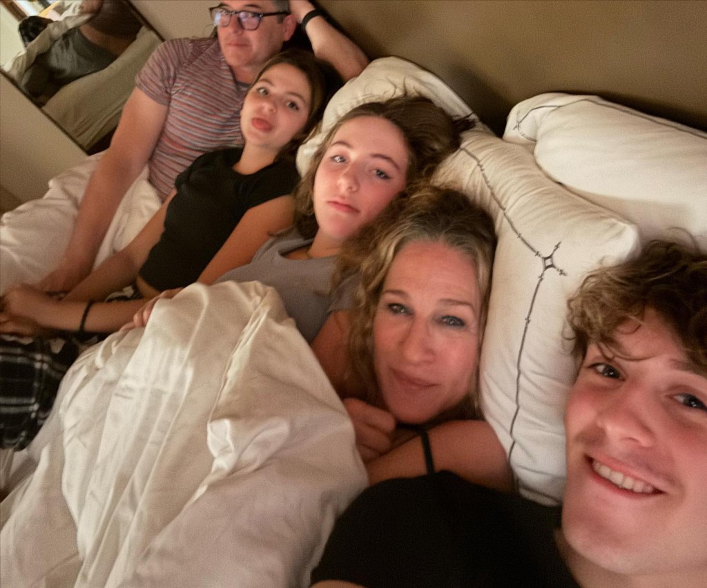 Sarah Jessica Parker, Matthew Broderick and kids via Instagram