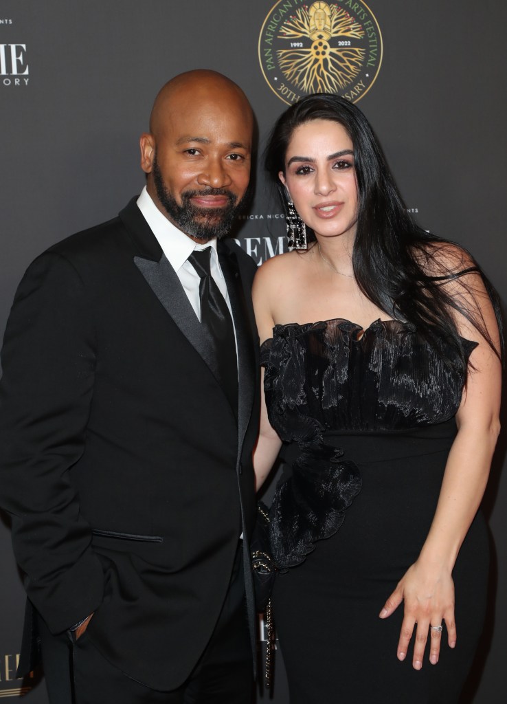 Aida Abramyan-Short with Columbus Short