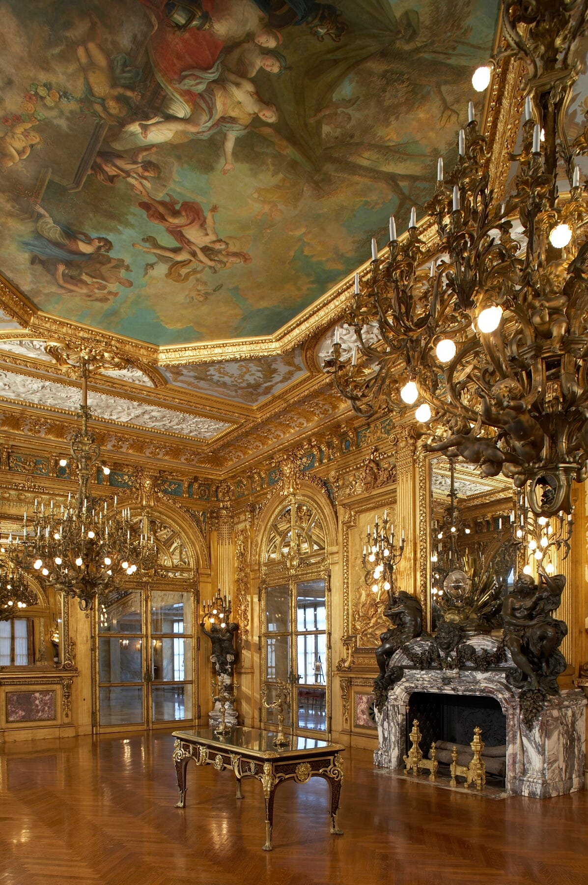 The Salon, or Gold Room, at Marble House.